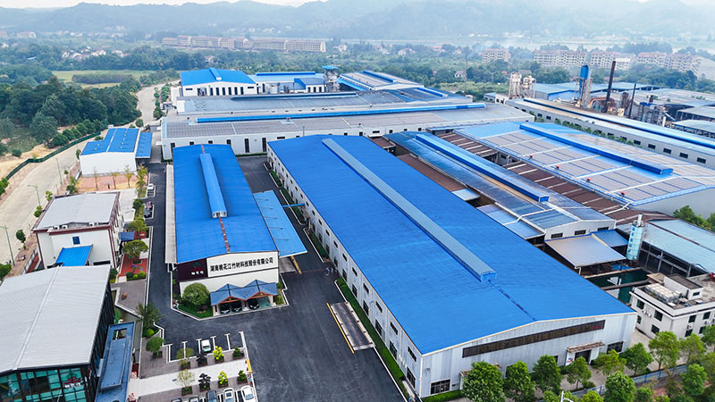 桃花江竹材工厂鸟瞰图