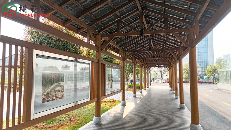 竹装配式文化连廊