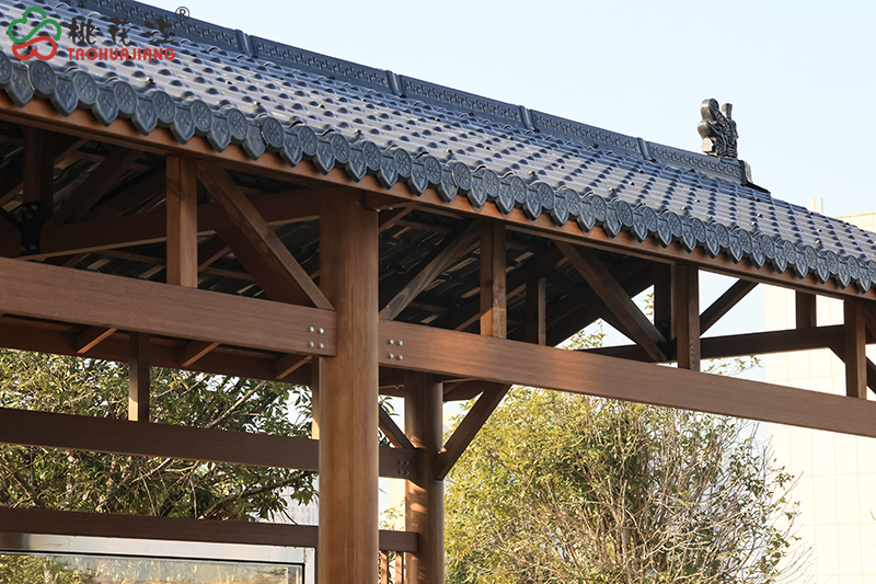 竹装配式文化连廊